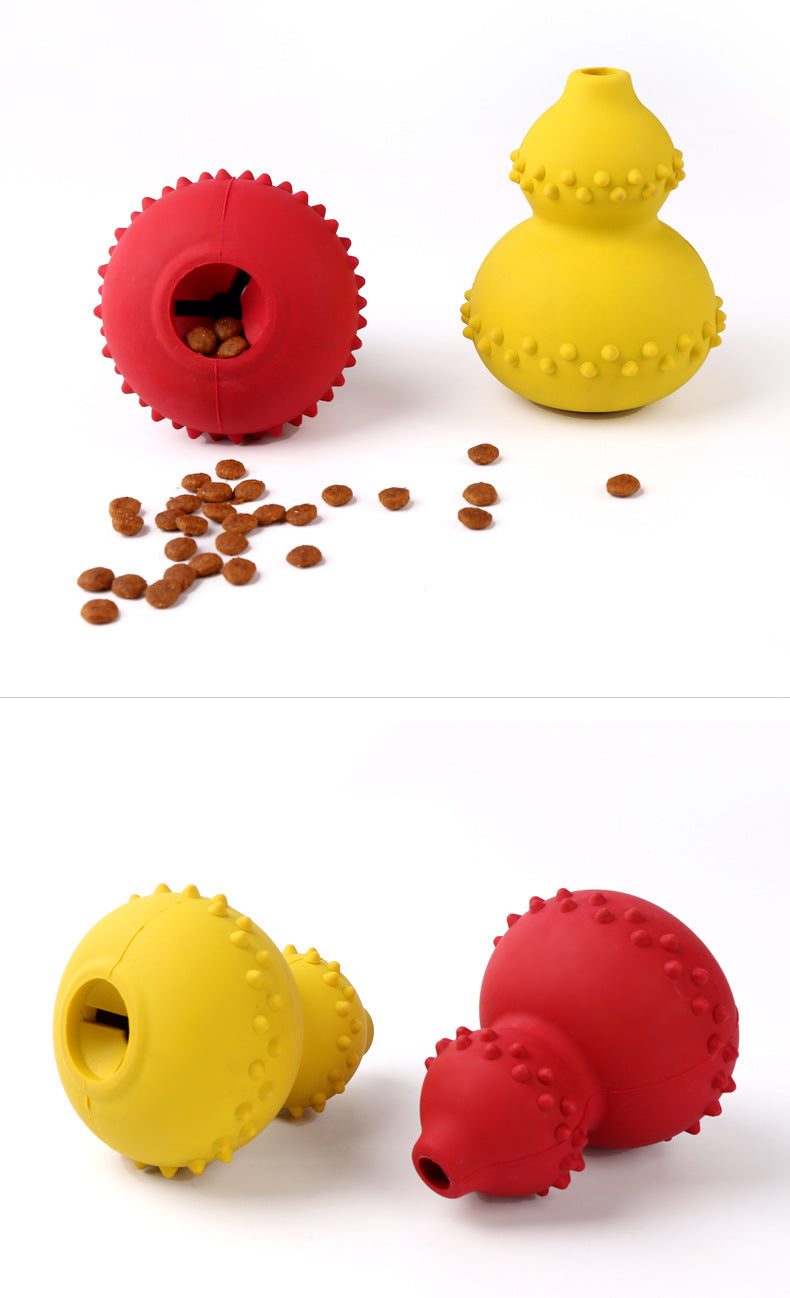 Rubber teeth grinding toy.